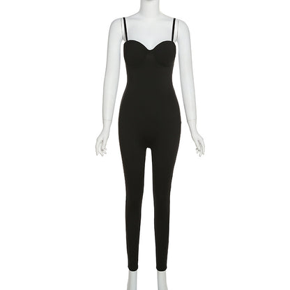 Sexy High Waist Casual Women Sports Jumpsuits