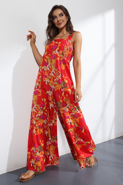 Casual High Waist Women Wide Legs Jumpsuits