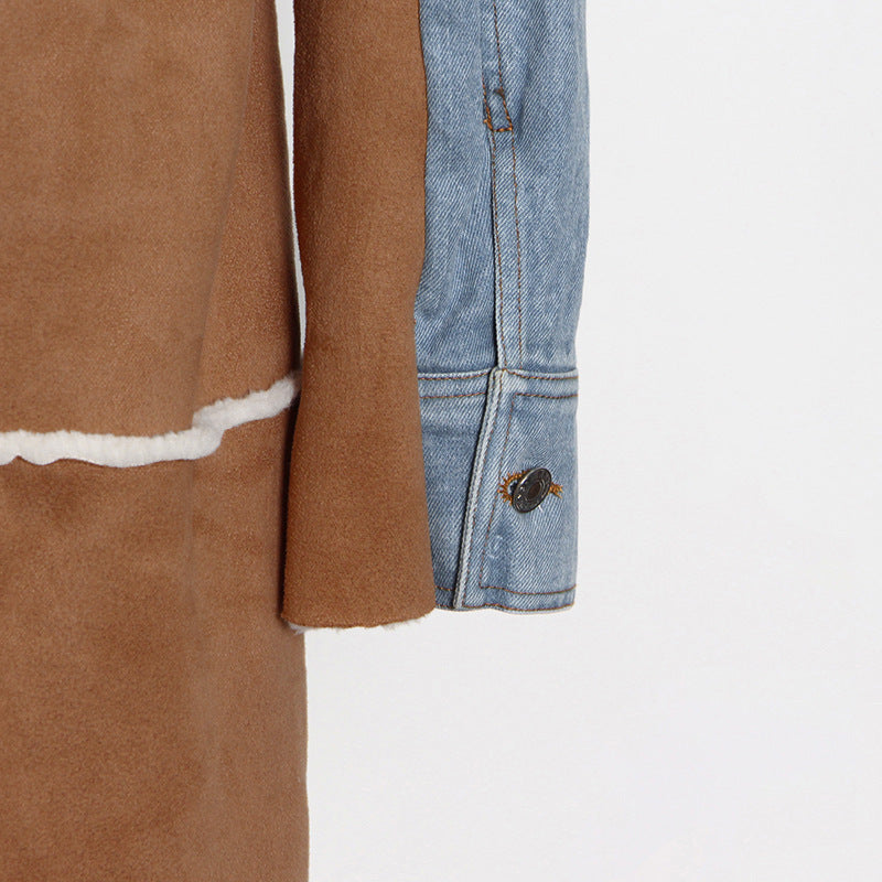 Fashion Sherpa Warm Long Overcoat for Women