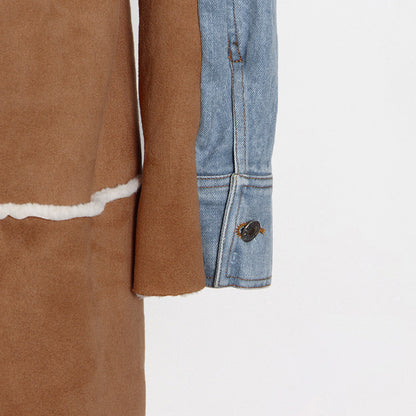 Fashion Sherpa Warm Long Overcoat for Women