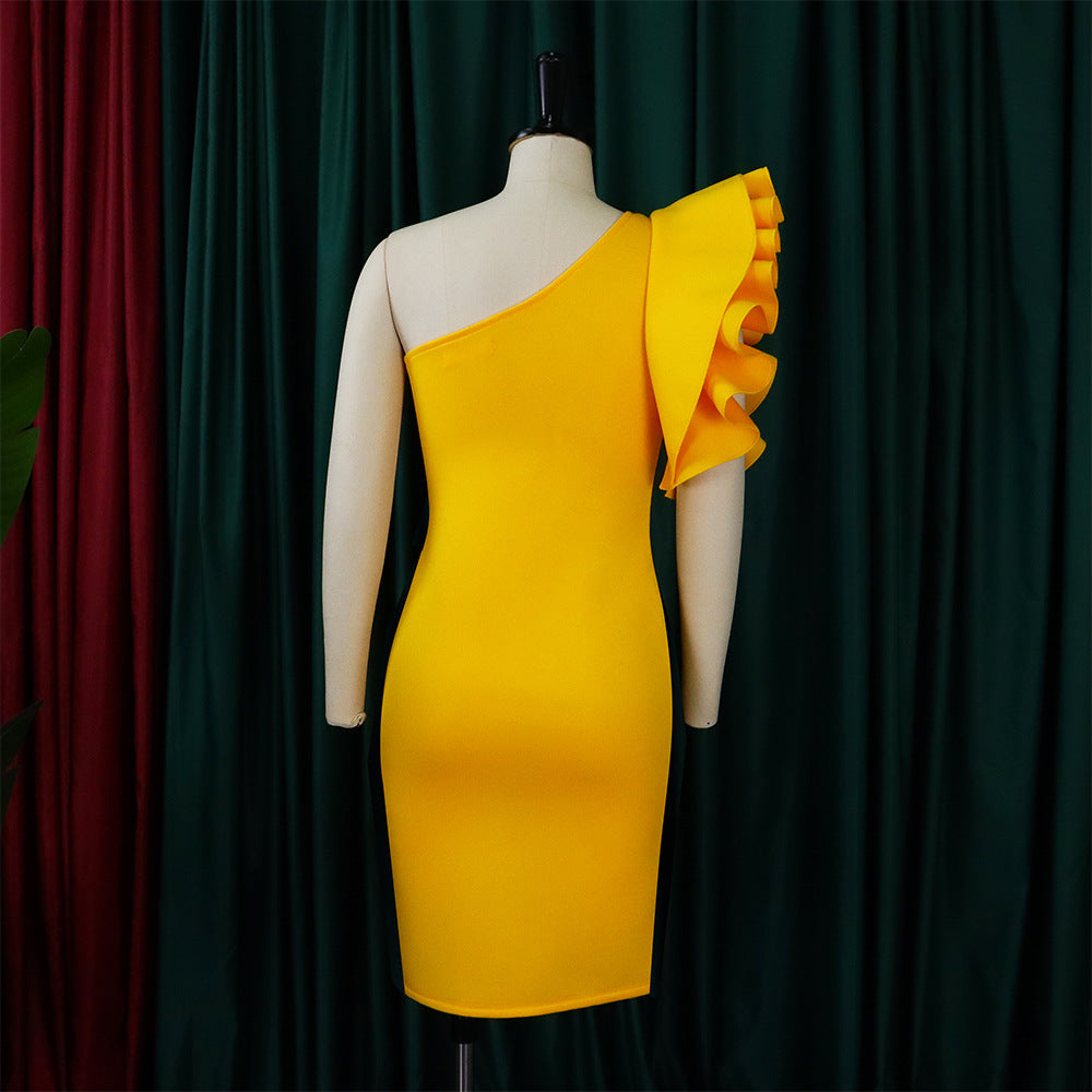 Summer One Shoulder Sexy Party Dresses for Women