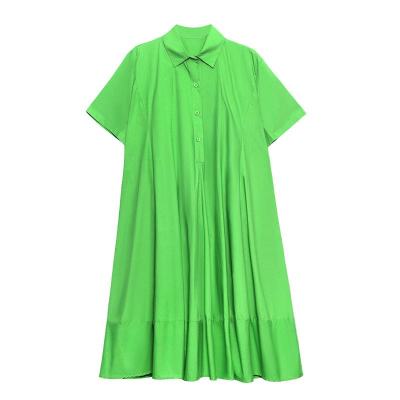 Classy Summer Short Sleeves Loose Dresses-STYLEGOING