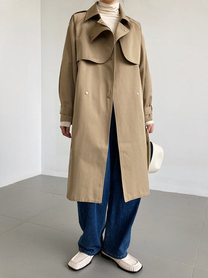 Classy Women Long Windbreak Coats