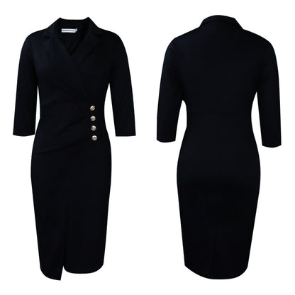 Elegant Office Lady Pencil Sheath Dresses