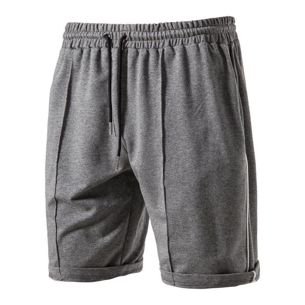 Casual Cotton Summer Elastic Waist Men's Shorts