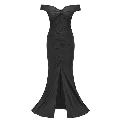Sexy Backless Slim Women Evening Party Dresses
