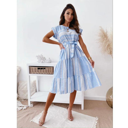 Women Fashion Irregular Mini Dresses-STYLEGOING