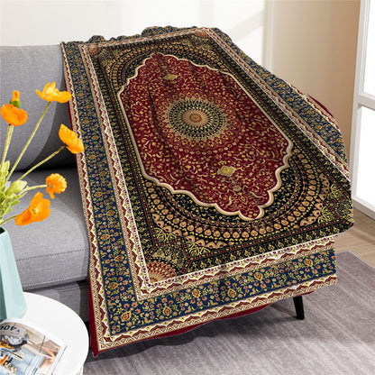 Vintage Boho Fleece Throw Blankets