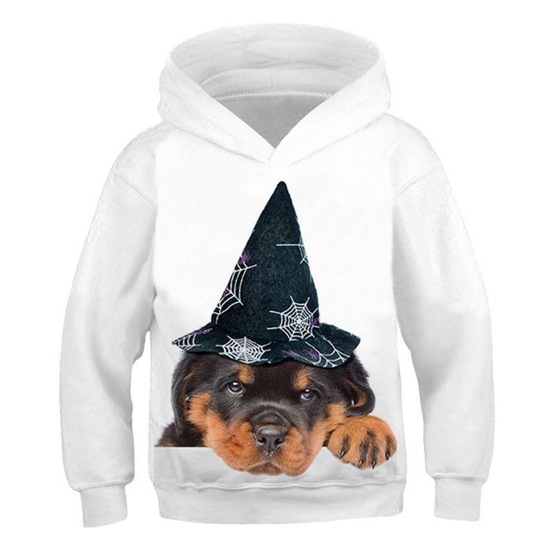 3D Print Halloween Cartoon Cat Hoodies-STYLEGOING