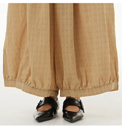 Vintage Designed Plus Sizes Summer Wide Legs Pants