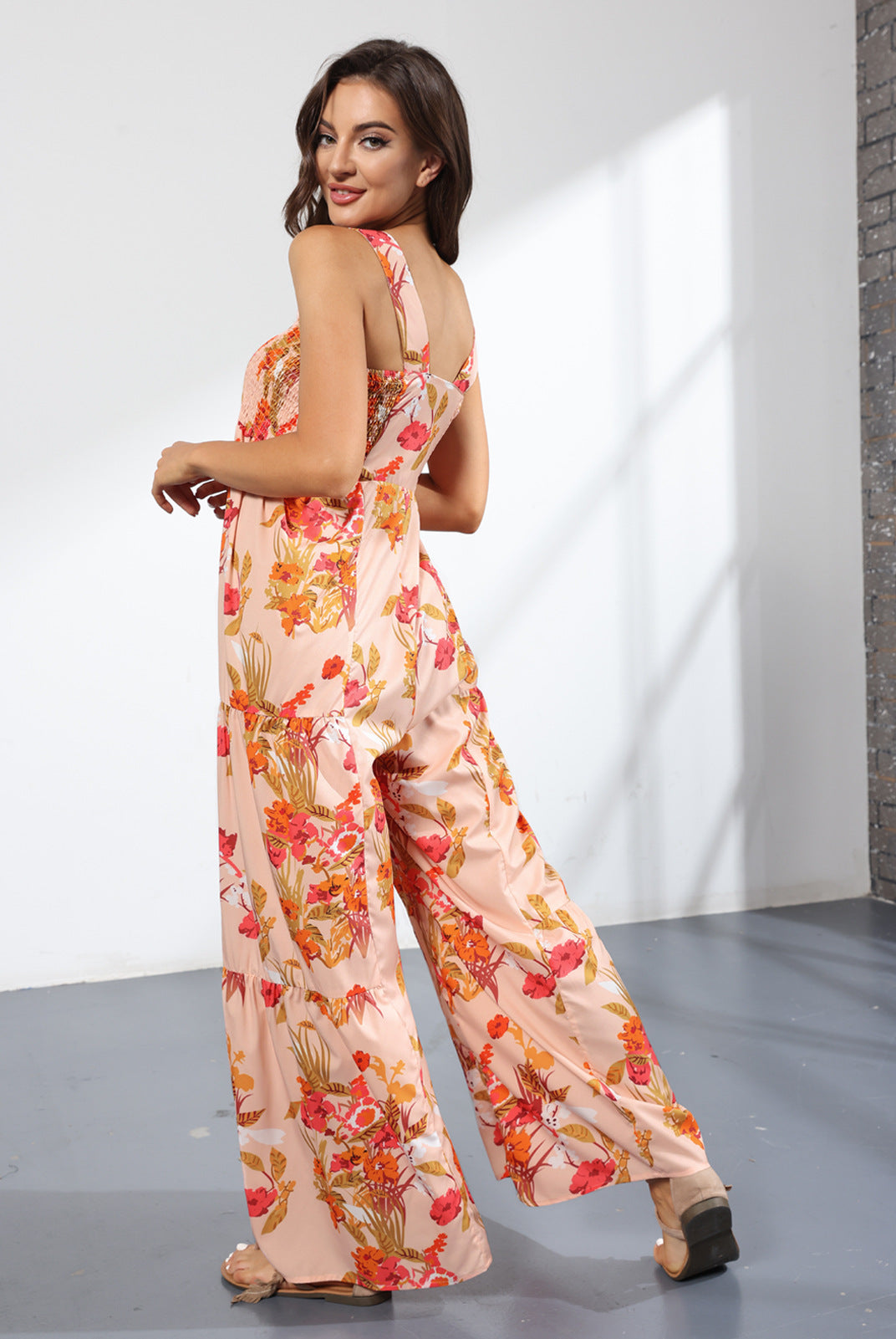 Casual High Waist Women Wide Legs Jumpsuits