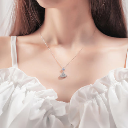 Designed Little Dress Clavicle Necklace