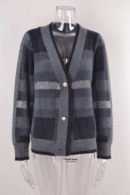 Winter Women Knitted Long Sleeves Cardigans