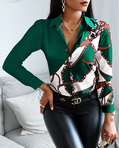 Vintage Fall Long Sleeves Shirts for Women
