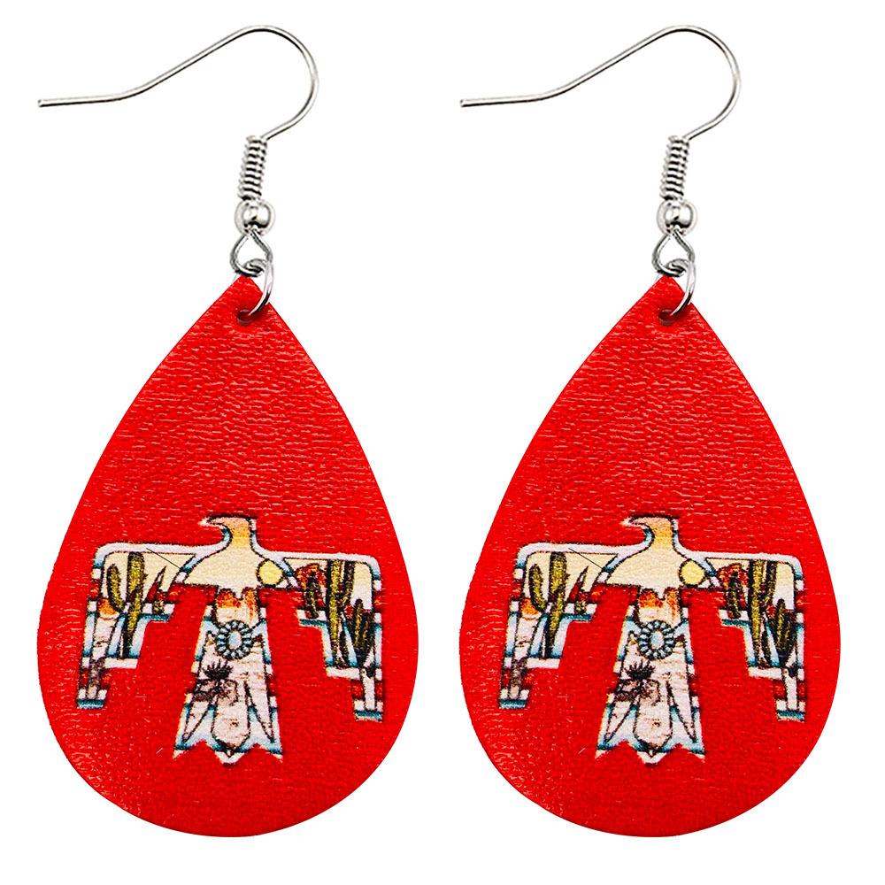 Christmas Vintage Animal Print Earrings 2 Sets