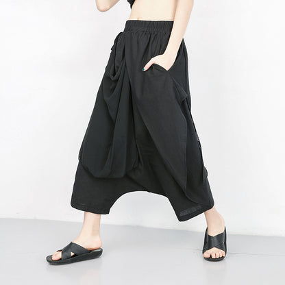Designed Chiffon Harem Pants for Women