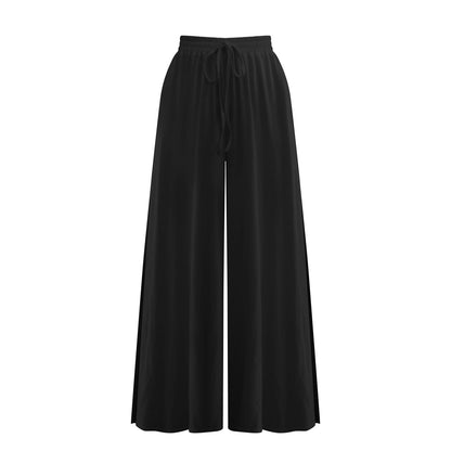 Casual Side Split Women Summer Pants