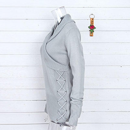 Fall/winter V Neck Tight Sweaters-STYLEGOING