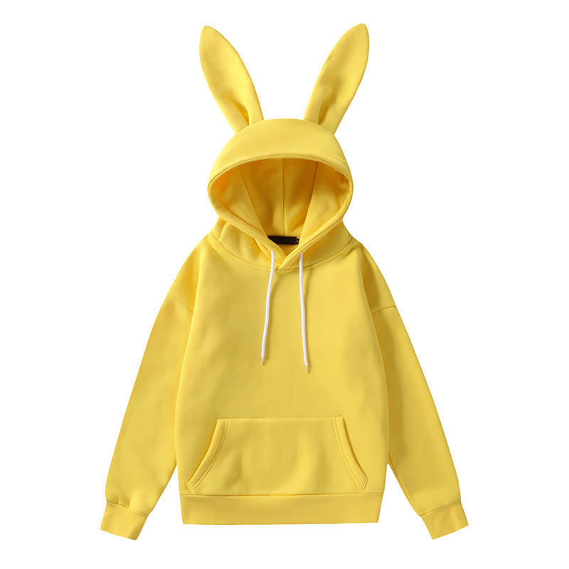 Cat Ear Design Women Velvet Hooides