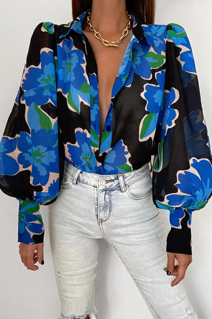 Casual Chiffon Long Sleeves Women Shirts