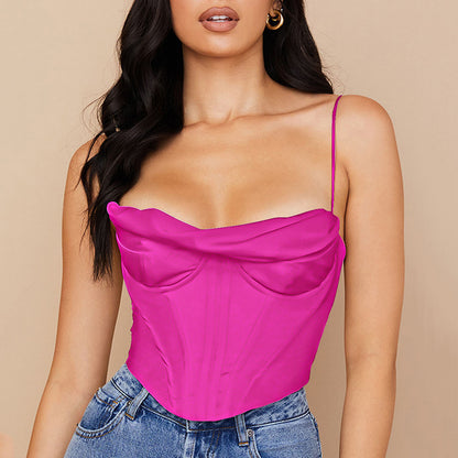 Sexy Satin Tank Tops for Women