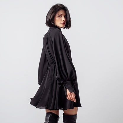 Elegant Bowknot Chiffon A Line Mini Dresses