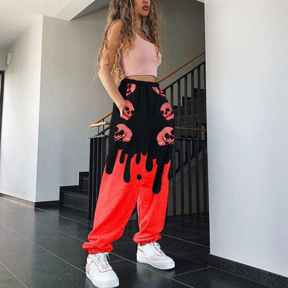 Happy Halloween  Women Hip-Hop Sports Pants
