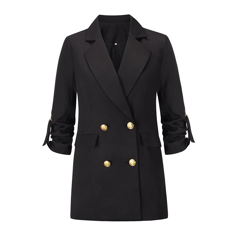 Classy Fashion Button Design Blazers-STYLEGOING