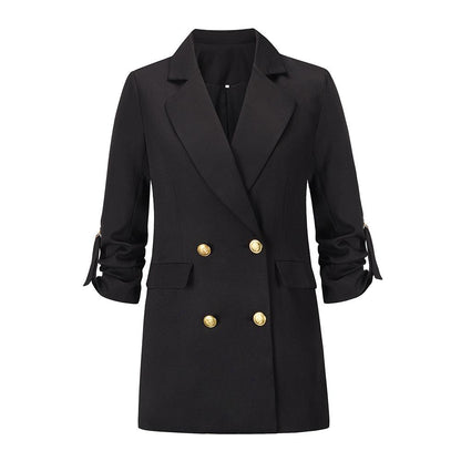 Classy Fashion Button Design Blazers-STYLEGOING