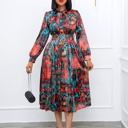 Elegant High Waist Plus Sizes Party Dresses for Women