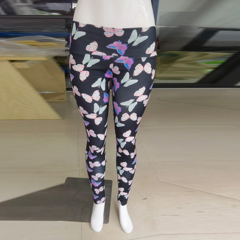 Sexy Butterfly Design Sports Leggings