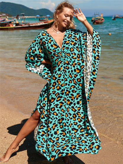 Sexy Deep V Neck Pullover Bikini Cover Ups