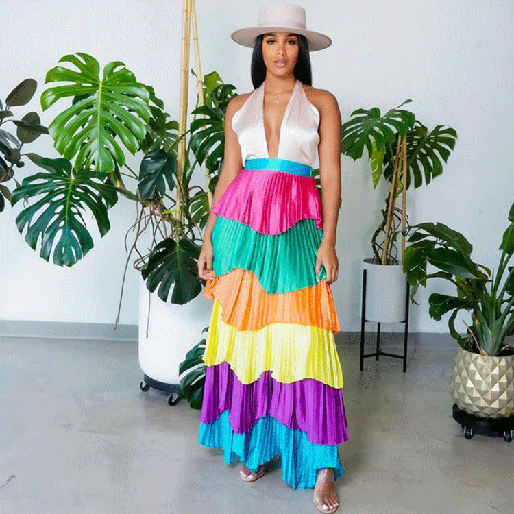 Sexy Colorful Summer Cake Dresses