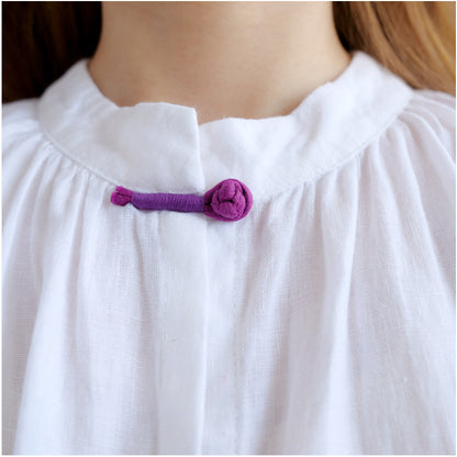 Vintage Linen White Long Sleeves Women Top Shirts