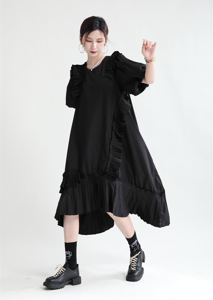 Elegant Irregular Girls Summer Long Dresses