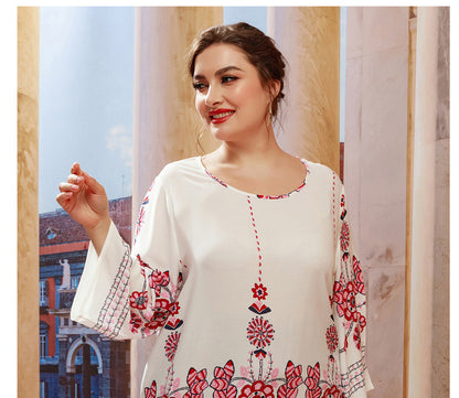 Elegant Cotton Plus Sizes Women Blouses