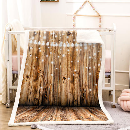 Merry Christmas Sherpa Fleece Blanket