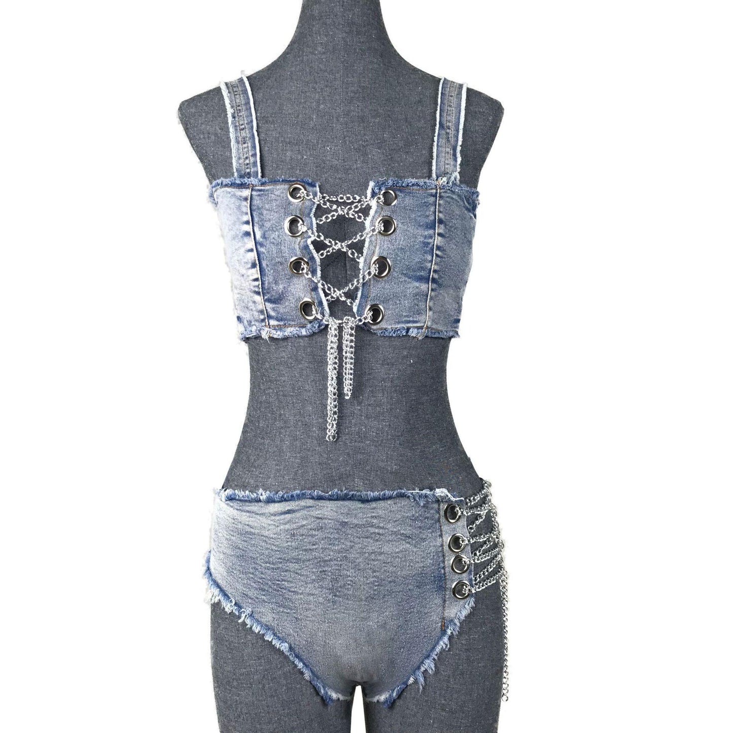 Jeans Sexy Summer Beach Bikini-STYLEGOING