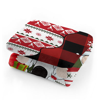 Merry Christmas Fleece Throw Blankets