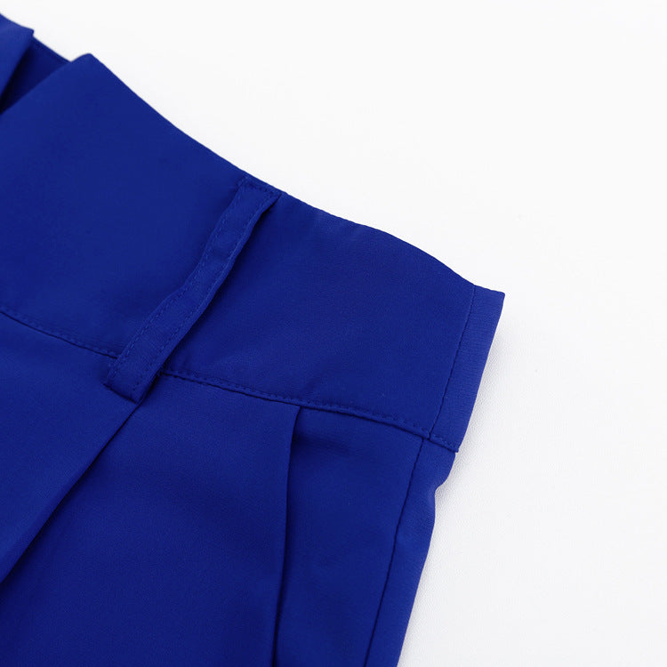 Summer Women Crop Tops and High Waist Pants Outsuits
