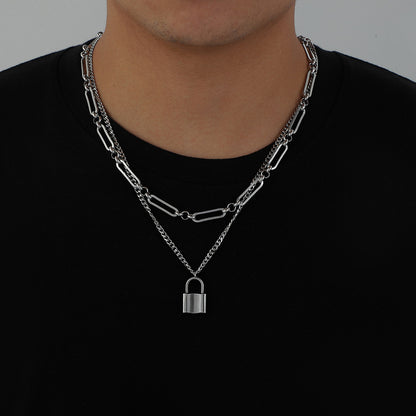 Fashion Hip Top Style Pearl Necklace for Men