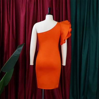 Summer One Shoulder Sexy Party Dresses for Women
