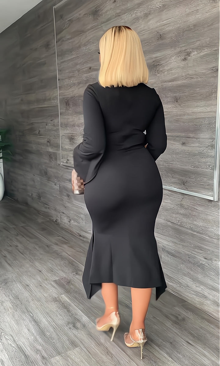 Sexy Long Sleeves Sheath Dresses