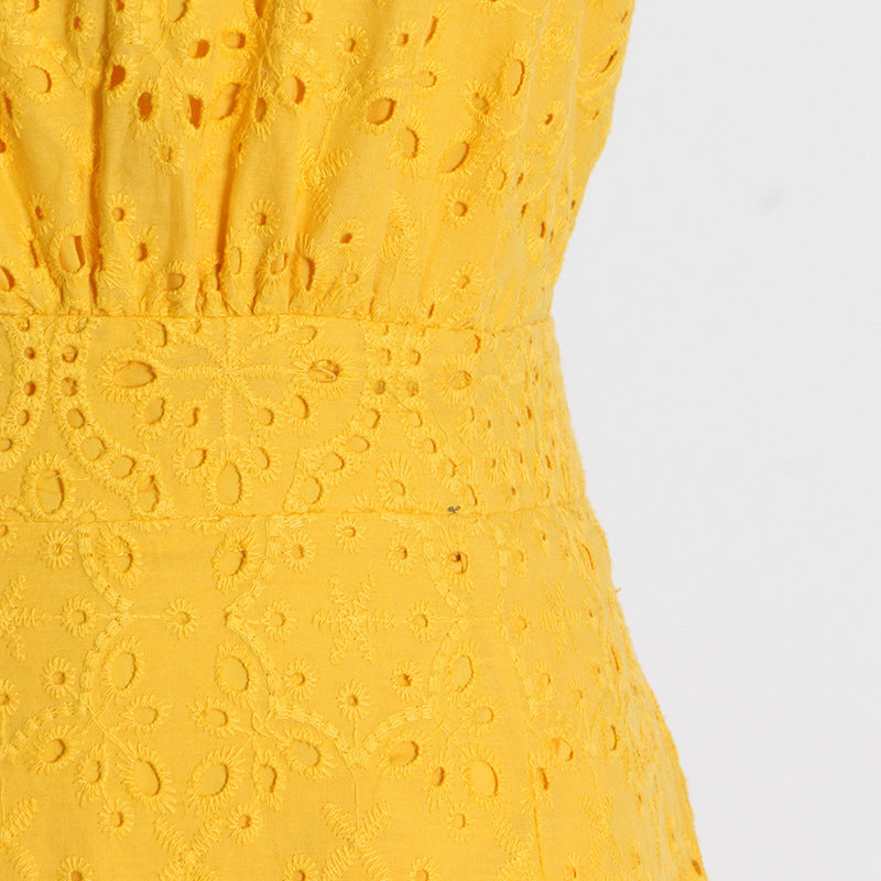 Vintage Embroidery Long Lace Dresses