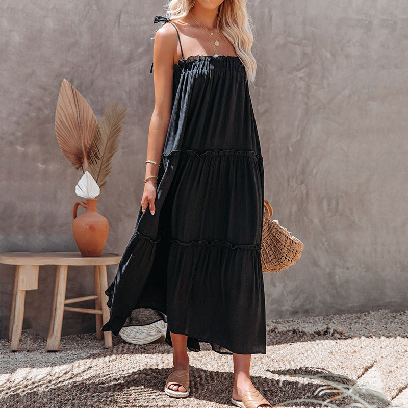 Casual Summer Strapless Beach Dresses