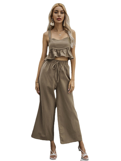 Casual Women Summer Two Pieces Suits