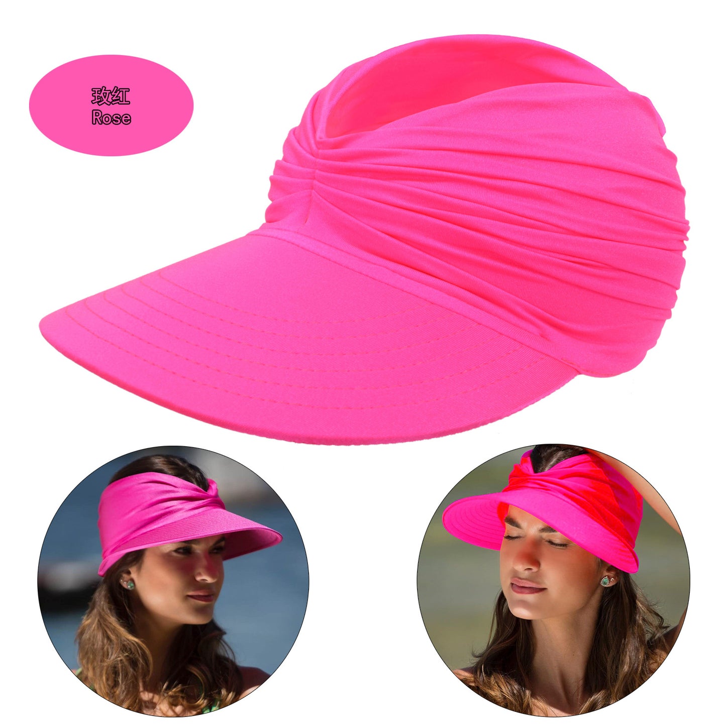 Summer Beach Sun Proof Outdoor Hats 2pcs/Set