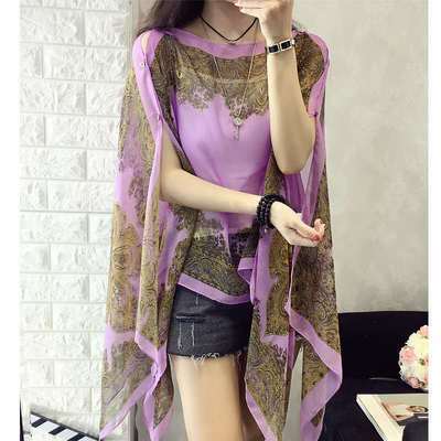 Summer Chiffon Women Cape Covers
