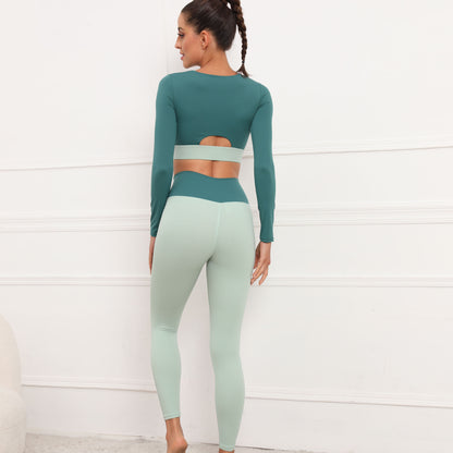 Long Sleeves Two Pieces Running Suits for Women