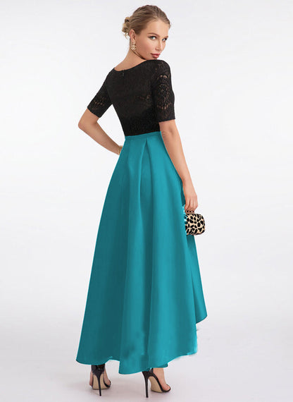 Elegant Asymmetrical Lace Party Dresses
